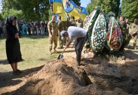 Farewell ceremony with Denis Denisyuk