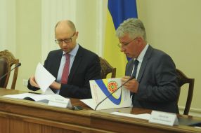 Арсеній Яценюк та Микола Чечоткін