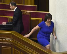 Natalya Yaresko and Oleg Lyashko