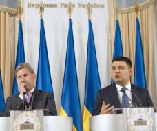 Володимир Гройсман та Йоханнес Хан