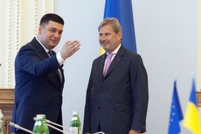 Володимир Гройсман та Йоханнес Хан