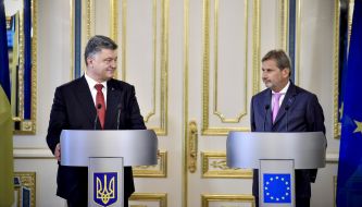 Петро Порошенко та Йоханнес Хан