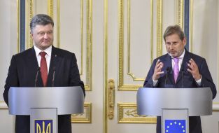 Петро Порошенко та Йоханнес Хан