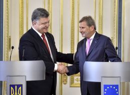 Петро Порошенко та Йоханнес Хан