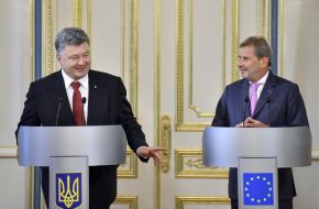 Петро Порошенко та Йоханнес Хан