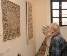 Visitors to the exhibition "Three dimensions Basil Krichevsky..."