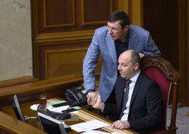 Yuriy Lutsenko and Andrey Parubiy
