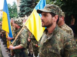 The soldiers returned from the area ATO