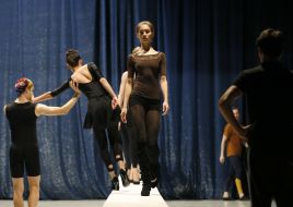 Rehearsal of the ballet