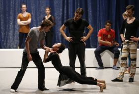 Rehearsal of the ballet