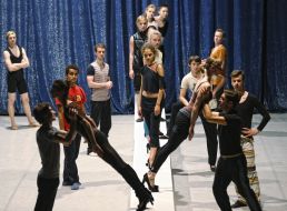 Rehearsal of the ballet