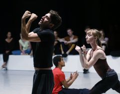 Rehearsal of the ballet