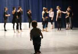Rehearsal of the ballet