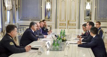 Petr Poroshenko  and Jason Kenney