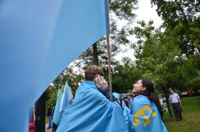 Meeting on the occasion of the Day of the Crimean Tatar flag