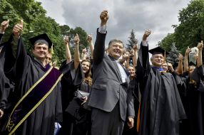 Andrey Meleshevich and Petro Poroshenko