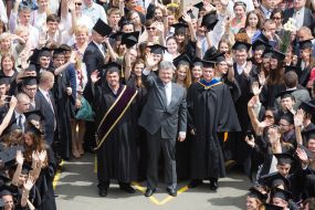 Andrey Meleshevich and Petro Poroshenko