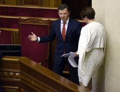 Nina Yuzhanina and Oleg Lyashko