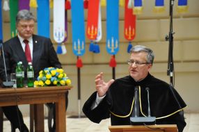 Petr Poroshenko, Bronislaw Komorowski