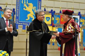 Petr Poroshenko, Bronislaw Komorowski and Vladimir Melnik
