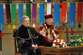 Bronislaw Komorowski and Vladimir Melnik