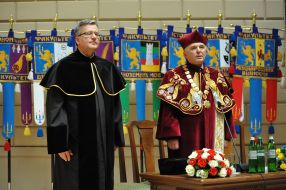 Bronislaw Komorowski and Vladimir Melnik