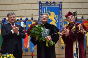 Petr Poroshenko, Bronislaw Komorowski and Vladimir Melnik