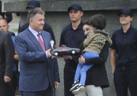 Arsen Avakov and Eka Zguladze