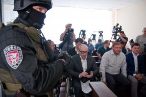 Gennady Kernes, Mikhail Dobkin and Valery Pisarenko