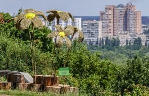 Скульптура из природных материалов