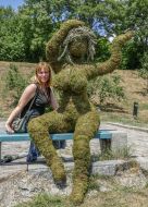 Скульптура из природных материалов