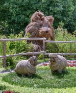 Скульптура из природных материалов