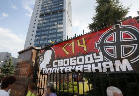 Protest in support of Andrei Medvedko