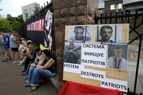 Protest in support of Andrei Medvedko