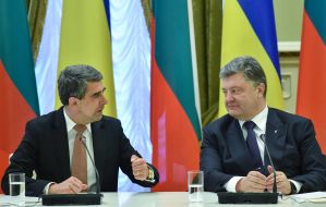 Petr Poroshenko and Rosen Plevneliev