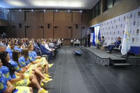 Arseniy Yatsenyuk and Igor Zhdanov