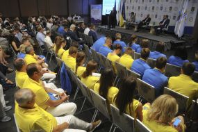 Arseniy Yatsenyuk and Igor Zhdanov