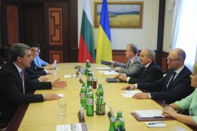 Arseniy Yatsenyuk and Rosen Plevneliev