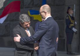 Арсеній Яценюк та  Росен Плевнелієв