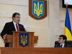 Mikheil Saakashvili and Andrey Pivovarsky