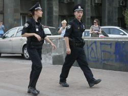 Kyiv police patrol