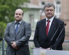 Petro Poroshenko and Valery Chaly
