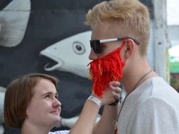 Holiday of beard in Kiev