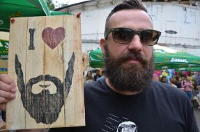 Holiday of beard in Kiev