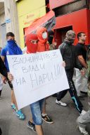 Supporters of the "Right Sector"