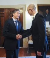 Аrseniy Yatsenyuk, Anthony Blinken