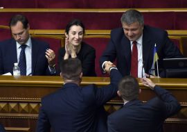 Арсен Аваков та Ека Згуладзе