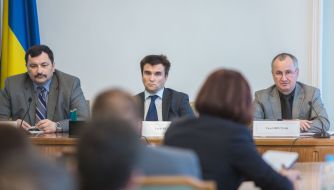 Andrey Taranov, Vasily Gritsak, Pavlo Klimkin  