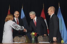 The signing of the Free Trade Agreement