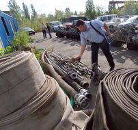 Tools illegal extraction of amber